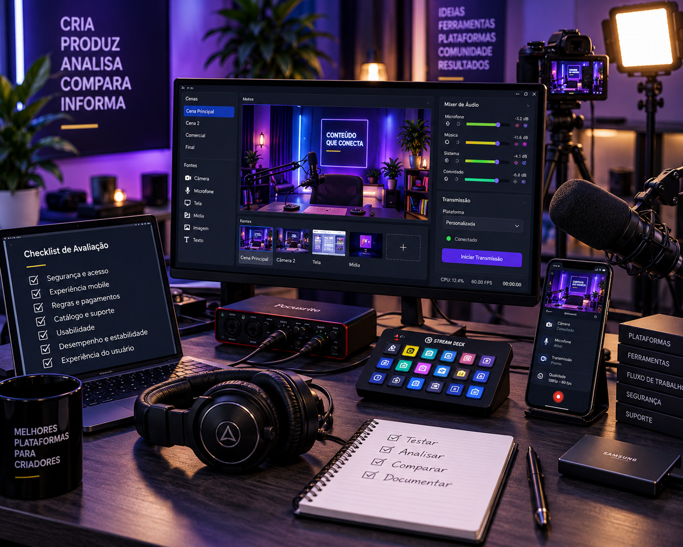 Ambiente imersivo do GR6 Metaverso com shows e experiências digitais